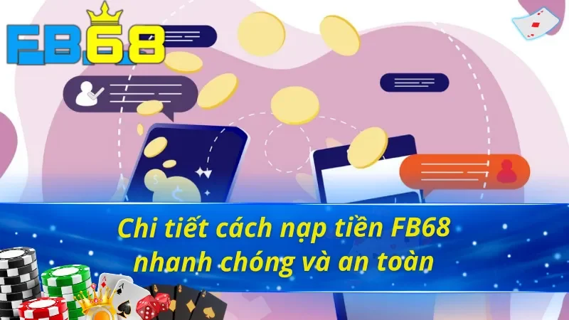 Hướng dẫn cụ thể cách nạp tiền FB68