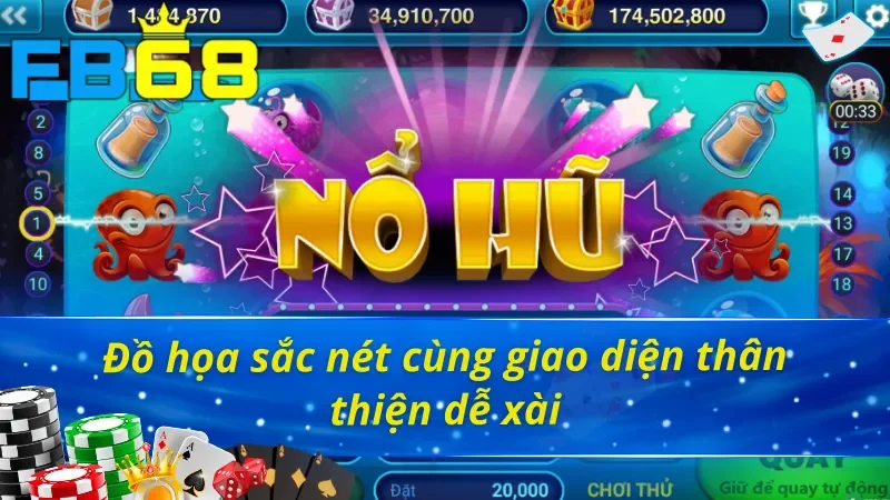 Đồ họa sắc nét của nổ hũ FB68