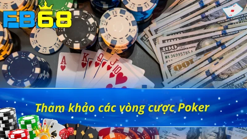 Những vòng cược trong một ván Poker FB68